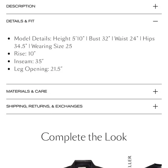 L'AGENCE Midnight Black Flare Pants - Picture 6 of 9